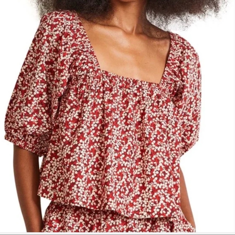 Apiece Apart Gali Shirred Top Size Small BNWT